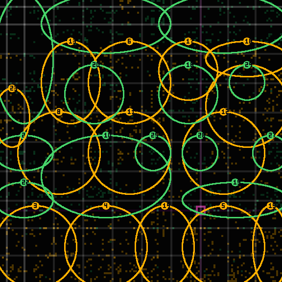 Drift receipt for commit 006826757 — intent, reality and delta rendered on the 144-cell lattice, with out-of-role regions encircled