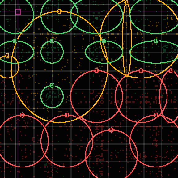 Drift receipt for commit 6c4effa5f: intent, reality and delta on the 144-cell lattice, out-of-role regions encircled