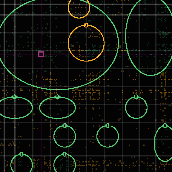 encircled drift panel for 8760d8b4b