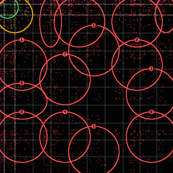 Drift receipt for commit d5c552806: intent, reality and delta on the 144-cell lattice, out-of-role regions encircled