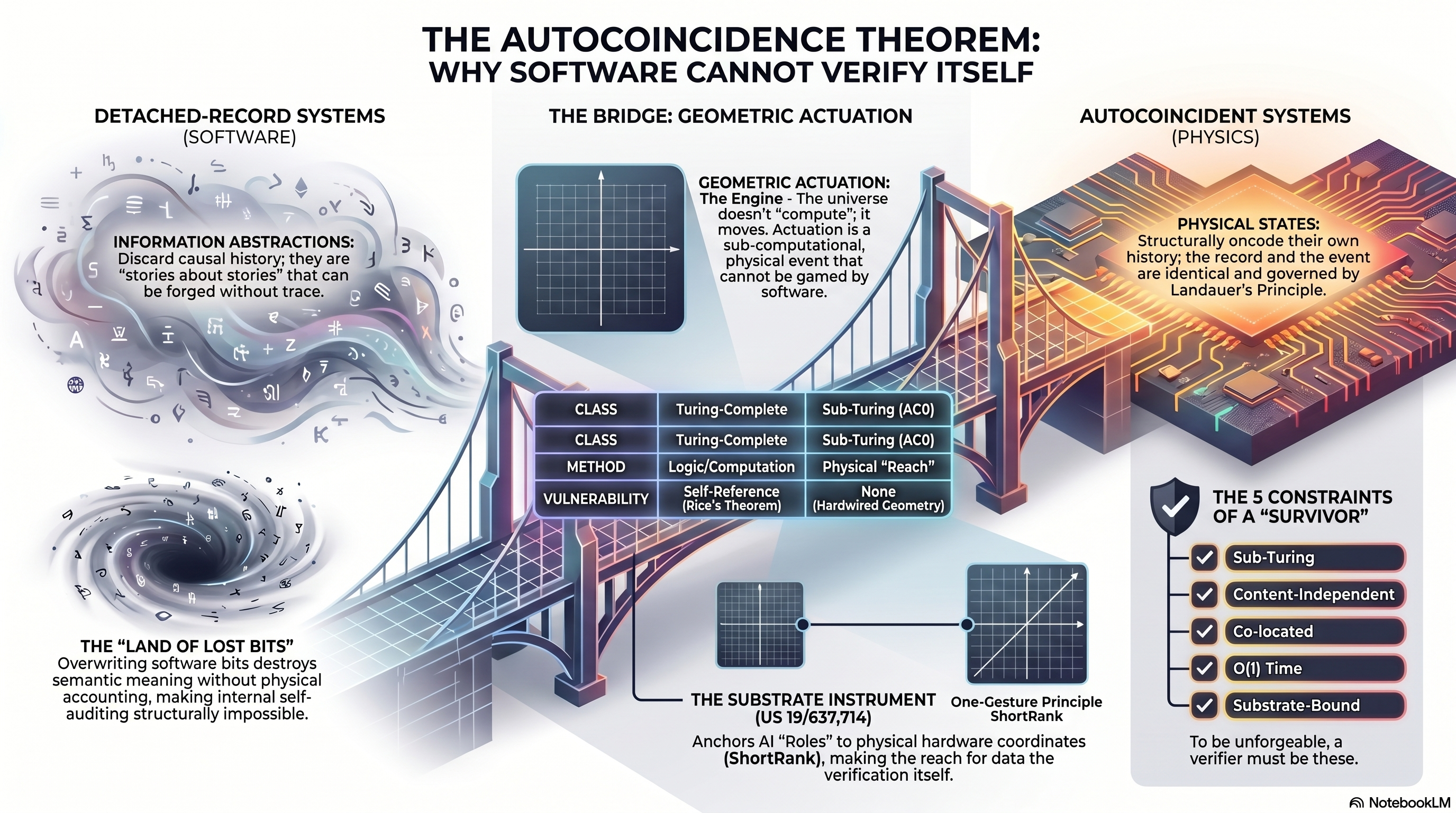 THE AUTOCOINCIDENCE THEOREM: WHY SOFTWARE CANNOT VERIFY ITSELF