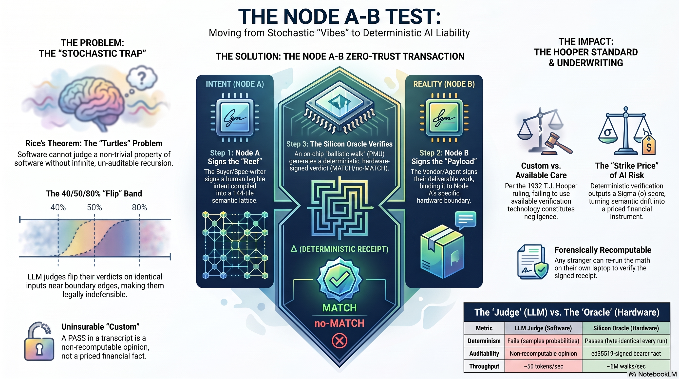 THE NODE A-B TEST: MOVING FROM STOCHASTIC VIBES TO DETERMINISTIC AI LIABILITY