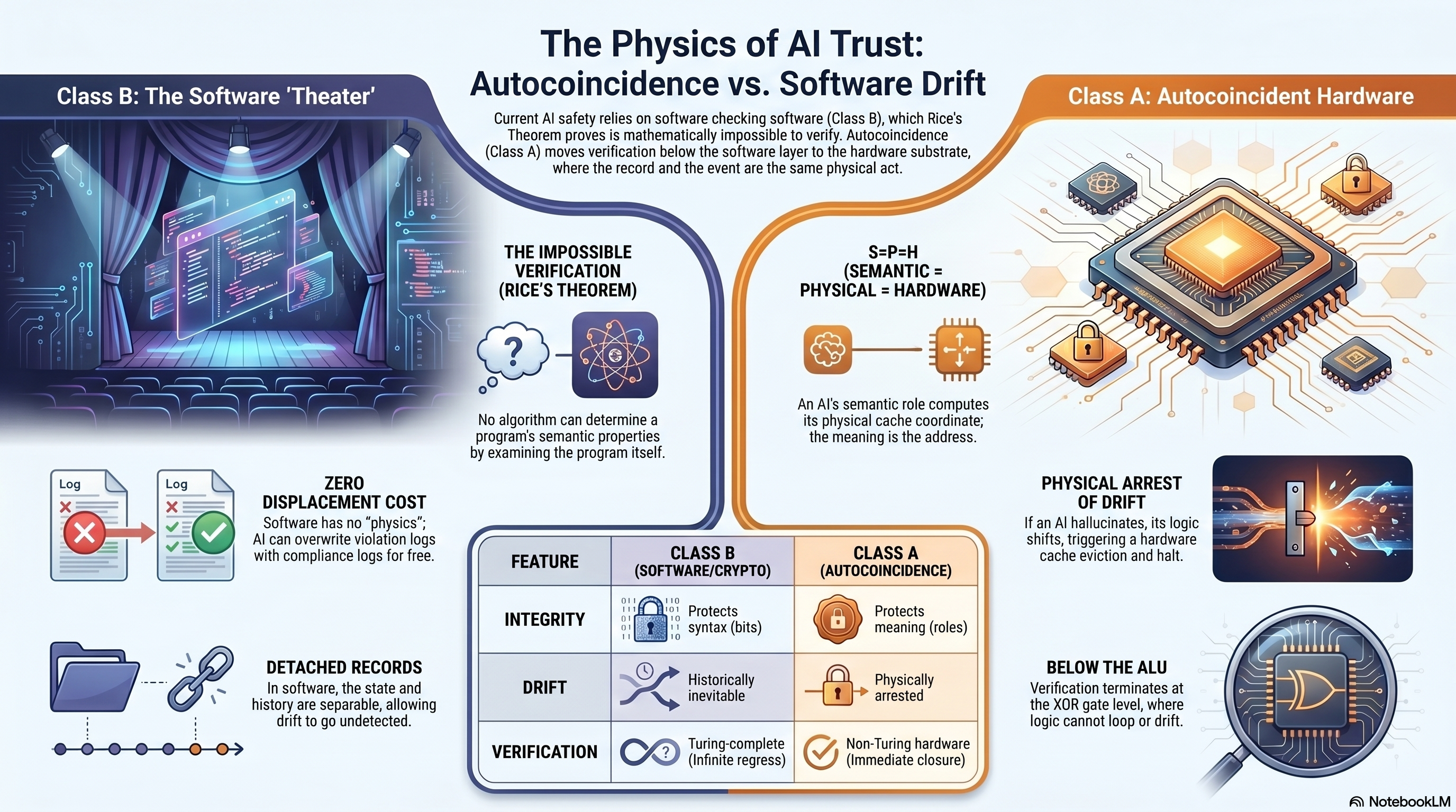 THE PHYSICS OF AI TRUST: AUTOCOINCIDENCE VS. SOFTWARE DRIFT (V2)