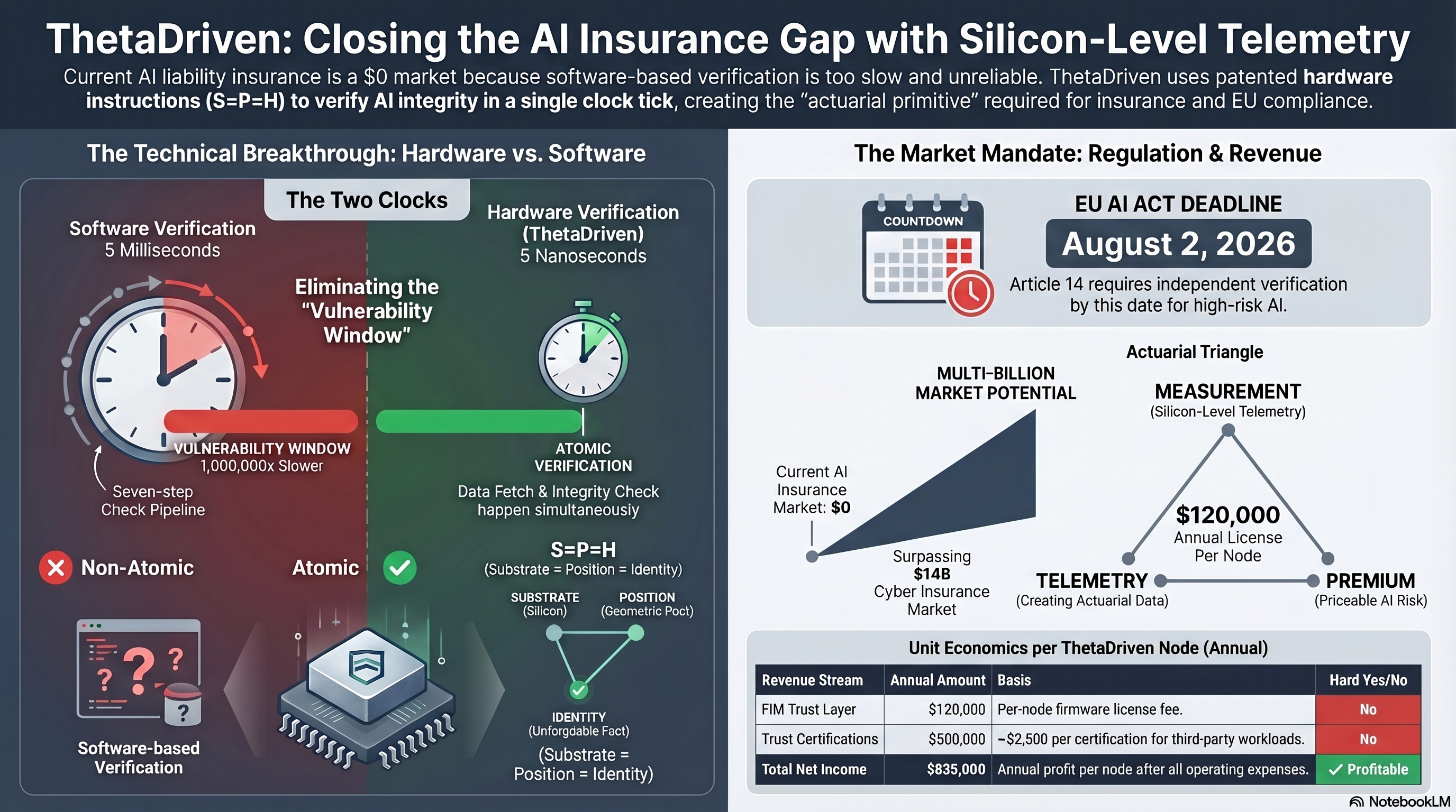 THETADRIVEN: CLOSING THE AI INSURANCE GAP WITH SILICON-LEVEL TELEMETRY