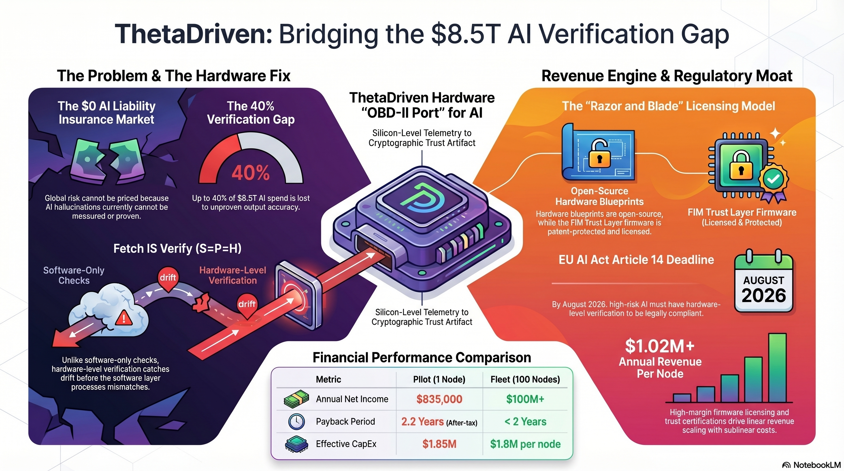 THETADRIVEN: BRIDGING THE $8.5T AI VERIFICATION GAP
